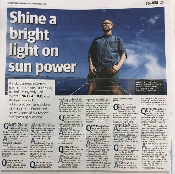 Finn - solar energy - Advertiser