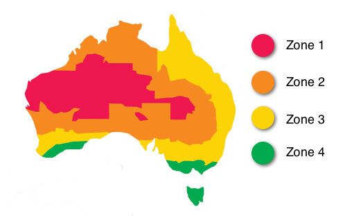 Solar Panel Rebate Zones